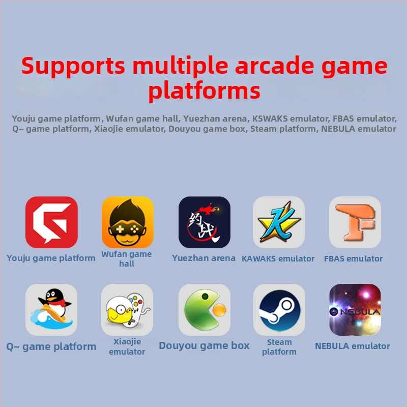 Joystick pre arkádové konzoly, Baolong MN, USB rozhranie, bez vibrácií, OEM