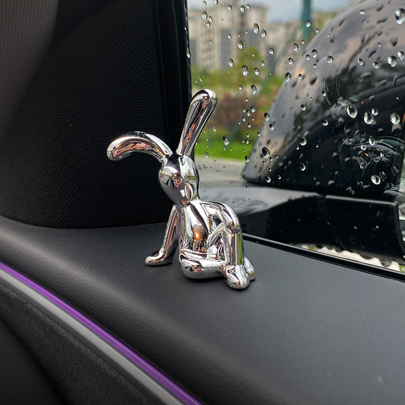 Privremeni broj za parkiranje automobila – kreativna slatka unutarnja dekoracija automobila, plastika; Model: Bogatstvo; Tip: Skriveni