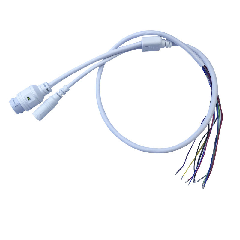 Καλώδιο RJ45 PoE δικτύου για κάμερα CCTV, 11-core, περίβλημα PVC, χρήση ήχου/βίντεο