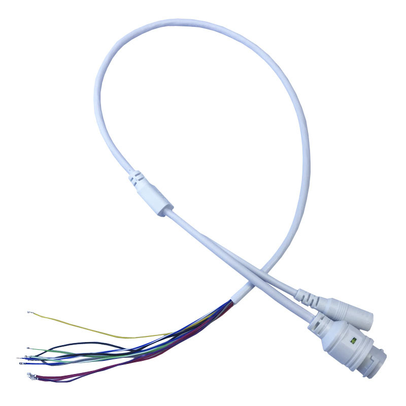 Καλώδιο RJ45 PoE δικτύου για κάμερα CCTV, 11-core, περίβλημα PVC, χρήση ήχου/βίντεο