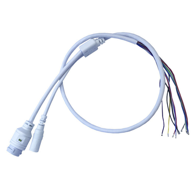 Καλώδιο RJ45 PoE δικτύου για κάμερα CCTV, 11-core, περίβλημα PVC, χρήση ήχου/βίντεο