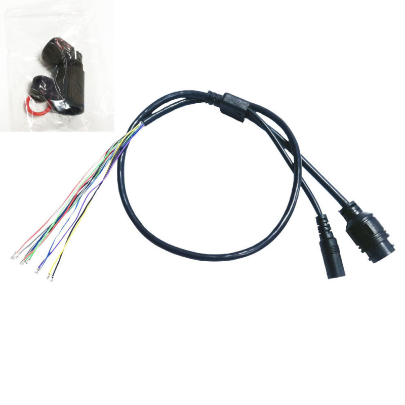 Καλώδιο RJ45 PoE δικτύου για κάμερα CCTV, 11-core, περίβλημα PVC, χρήση ήχου/βίντεο