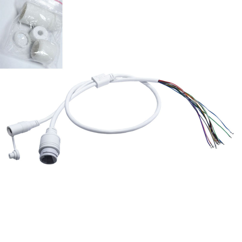 Καλώδιο RJ45 PoE δικτύου για κάμερα CCTV, 11-core, περίβλημα PVC, χρήση ήχου/βίντεο
