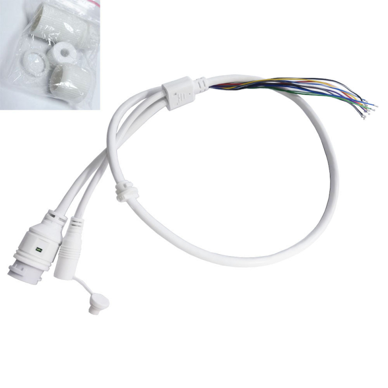 Καλώδιο RJ45 PoE δικτύου για κάμερα CCTV, 11-core, περίβλημα PVC, χρήση ήχου/βίντεο