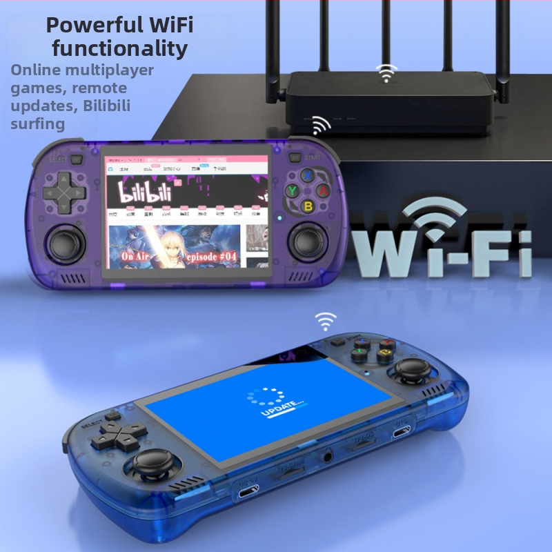 Portatīvā arkādes spēļu konsole ar dubulto joysticku, PSP stilā, Linux OS, 64GB atmiņa, bezvadu savienojums