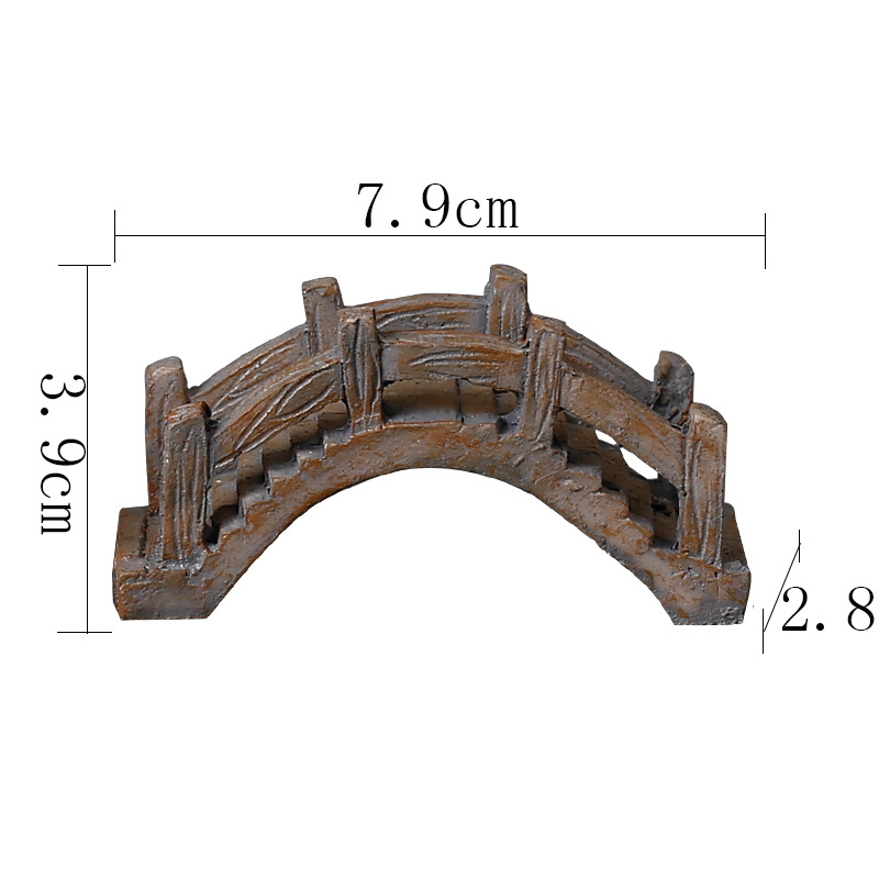 Bagoly bonsai dekoráció — gyanta, karikatúra stílusú állati figura