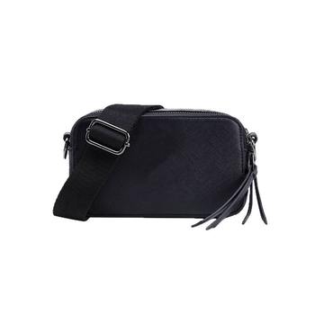 PU mala kvadratna crossbody torba sa zatvaračem, vodoravnog oblika, s jednim remenom, unutarnja džep s zipom, džep za telefon, džep za osobnu iskaznicu