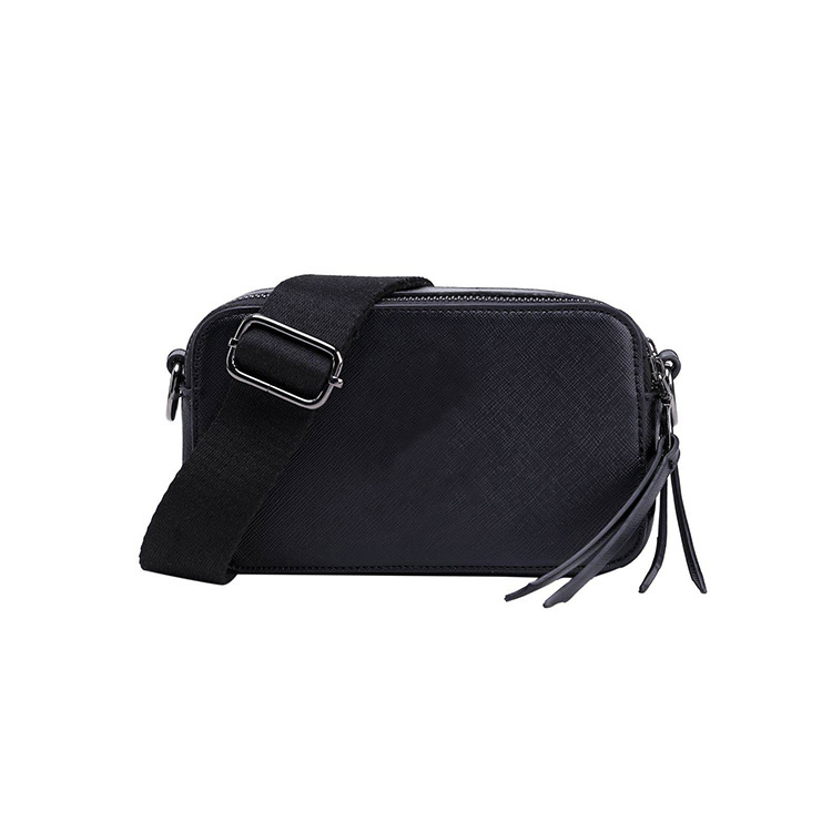 PU mala kvadratna crossbody torba sa zatvaračem, vodoravnog oblika, s jednim remenom, unutarnja džep s zipom, džep za telefon, džep za osobnu iskaznicu