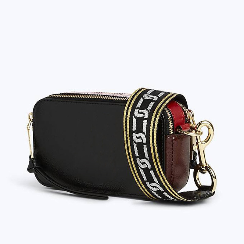 PU mala kvadratna crossbody torba sa zatvaračem, vodoravnog oblika, s jednim remenom, unutarnja džep s zipom, džep za telefon, džep za osobnu iskaznicu