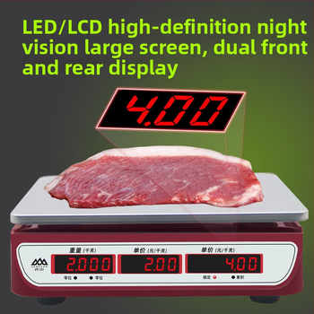 Xiangshan 30 kg digitális asztali mérleg kereskedelmi használatra, elektronikus mérleg, otthoni konyhai mérleg