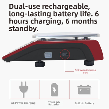 Xiangshan 30 kg digitális asztali mérleg kereskedelmi használatra, elektronikus mérleg, otthoni konyhai mérleg