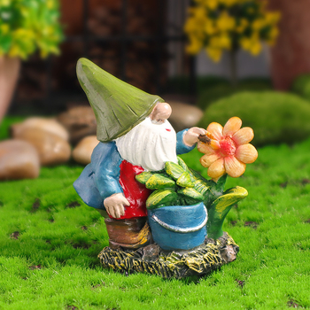 Smolene mini gradske figure za mikro pejzaž: dinosaurus, vila i elf, pastoralni stil, polu-ručna izrada, kartonsko pakiranje