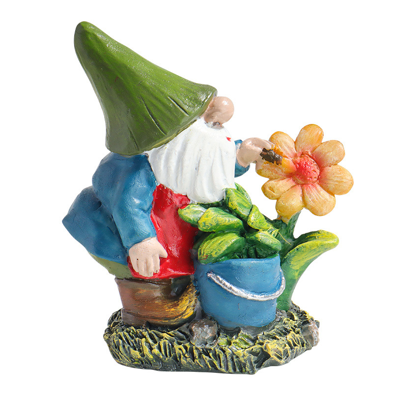 Smolene mini gradske figure za mikro pejzaž: dinosaurus, vila i elf, pastoralni stil, polu-ručna izrada, kartonsko pakiranje