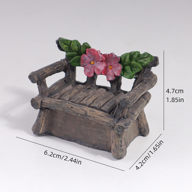 Smolene mini gradske figure za mikro pejzaž: dinosaurus, vila i elf, pastoralni stil, polu-ručna izrada, kartonsko pakiranje