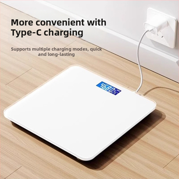 Cântar de greutate corporală cu funcție de măsurare a grăsimii corporale - Cântar digital pentru uz casnic pentru adulți (Brand Friendly; Origine Yiwu; Stil Simplu)