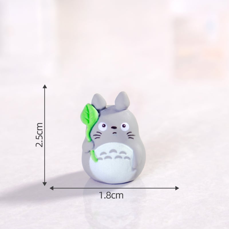 Chinchilla gyanta dekorfigura Defan — eredeti dizájn, dekoratív gyanta az asztalra (MAP 123)