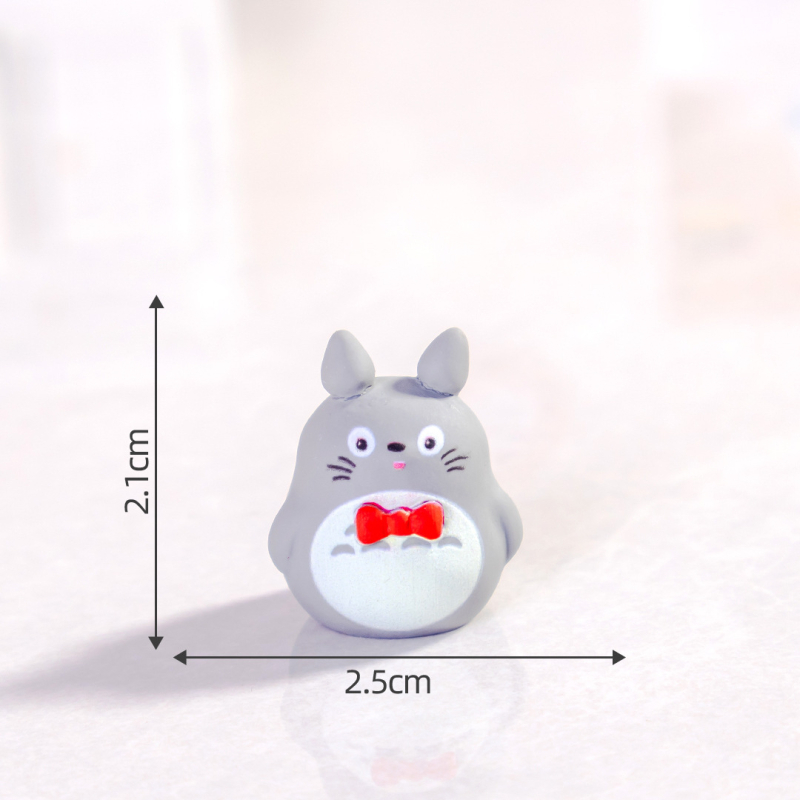 Chinchilla gyanta dekorfigura Defan — eredeti dizájn, dekoratív gyanta az asztalra (MAP 123)