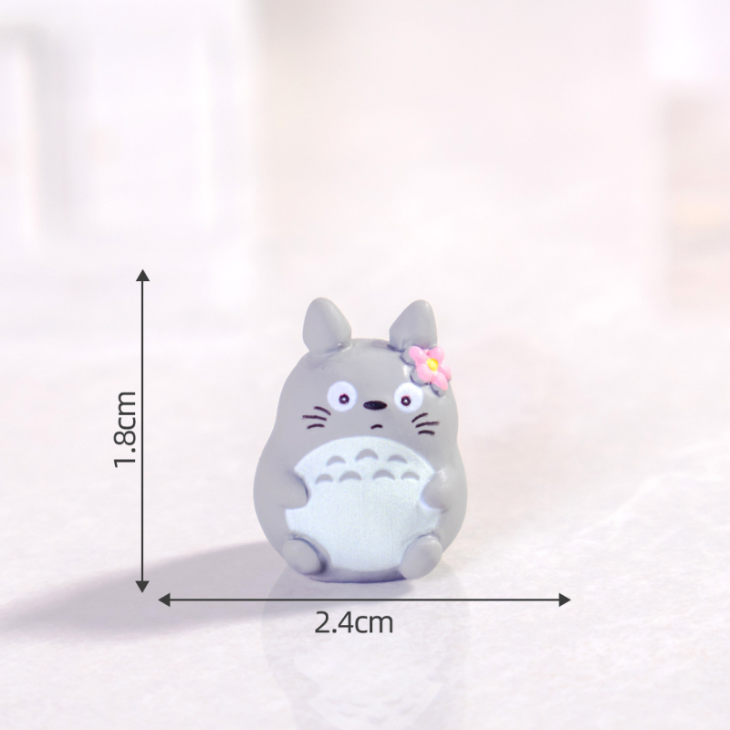 Chinchilla gyanta dekorfigura Defan — eredeti dizájn, dekoratív gyanta az asztalra (MAP 123)