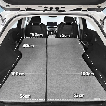 SUV aizmugures bagāžnieka matracis, saliekams ceļojumu gultas matracis, universāla saderība, automātiska uzpūšana, ātra uzpūšana, vienai personai