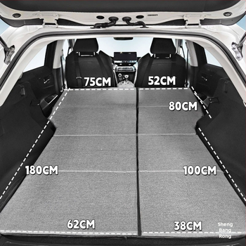 SUV aizmugures bagāžnieka matracis, saliekams ceļojumu gultas matracis, universāla saderība, automātiska uzpūšana, ātra uzpūšana, vienai personai