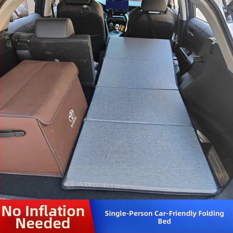 SUV aizmugures bagāžnieka matracis, saliekams ceļojumu gultas matracis, universāla saderība, automātiska uzpūšana, ātra uzpūšana, vienai personai