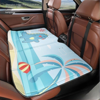 Zadné sedadlo auta - Sklopný cestovný matrac na spanie, automatické nafúknutie, umelá koža, univerzálna kompatibilita