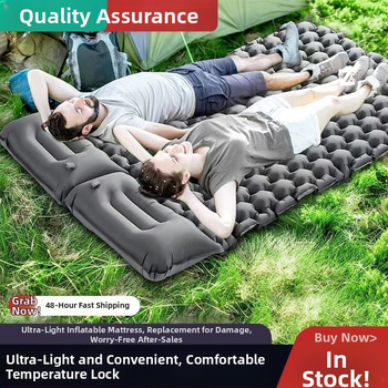 Labai lengva kempingo pripučiamas lova su įmontuota pompa ir Chun yafang paviršiumi