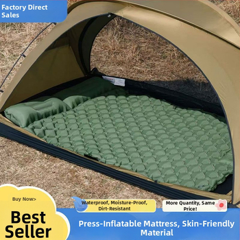 Labai lengva kempingo pripučiamas lova su įmontuota pompa ir Chun yafang paviršiumi