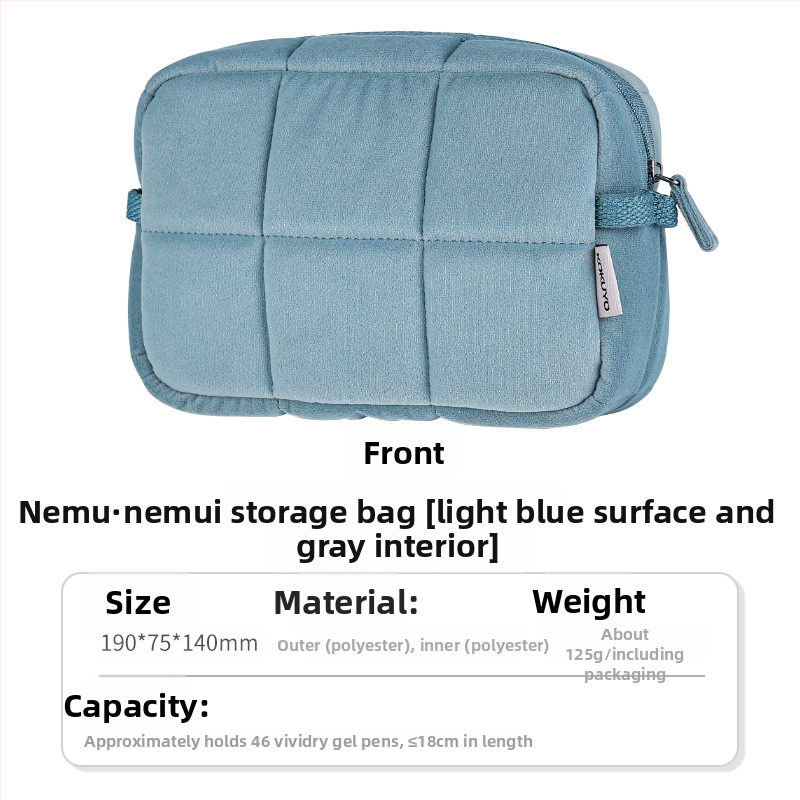 Kanvas spilvenu maisiņš zīmēm un kosmētikai - poliesters, ikdienas stils, universāla lietošana, pamata iepakojums