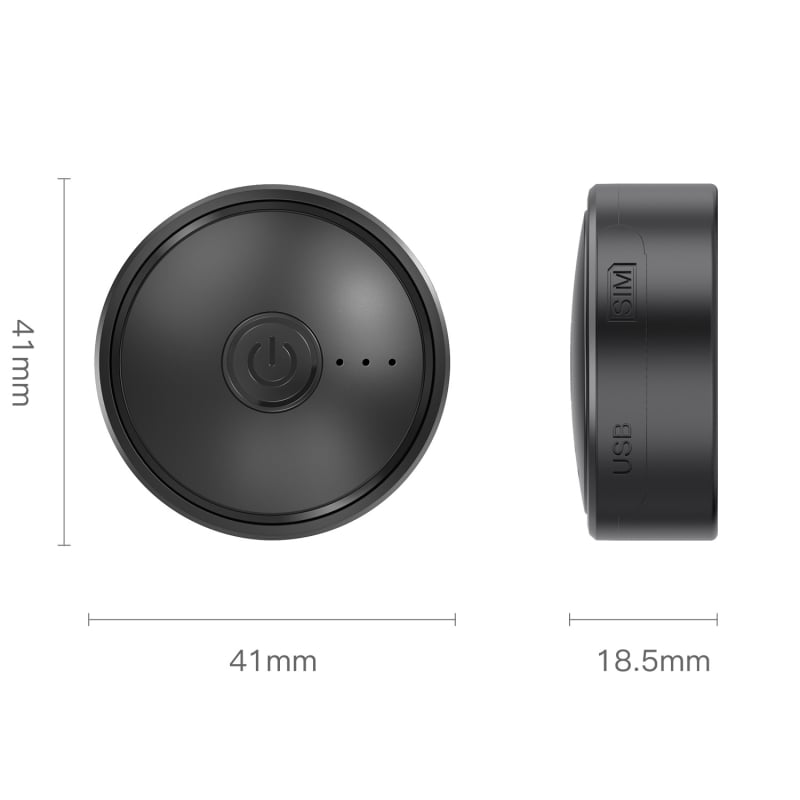 4G auto GPS tracker s točnošću GPS 5 m, 45-dnevnim vijekom baterije, pohranjivanje u oblaku i upozorenja