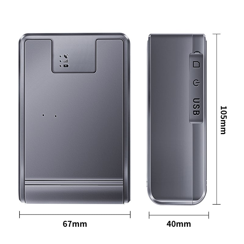 4G auto GPS tracker s točnošću GPS 5 m, 45-dnevnim vijekom baterije, pohranjivanje u oblaku i upozorenja