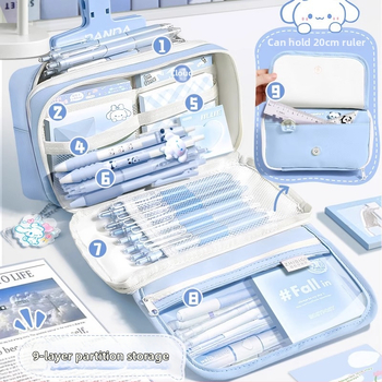 Meiteņu pildspalu maciņš – Oxford materiāls, korejas versijas stils (Zīmols: Other, Bez IP tiesībām)