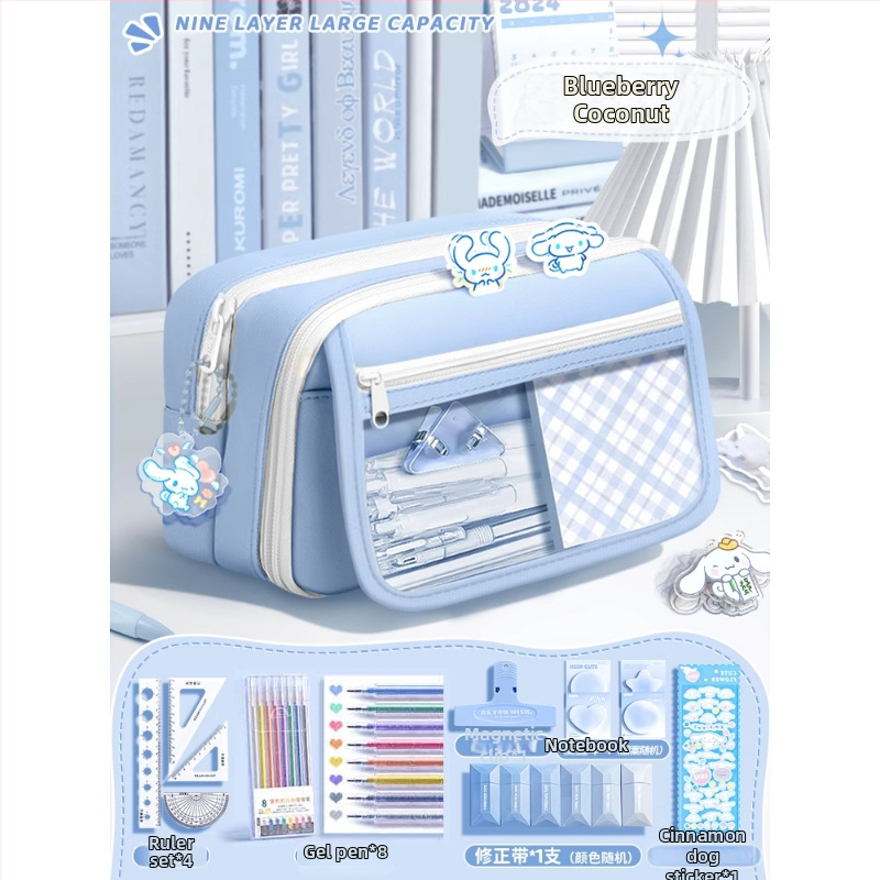 Meiteņu pildspalu maciņš – Oxford materiāls, korejas versijas stils (Zīmols: Other, Bez IP tiesībām)