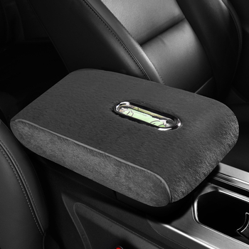 Universāls ādas rokas balsts ar sānu kabatām, memory foam, pielāgota apstrāde