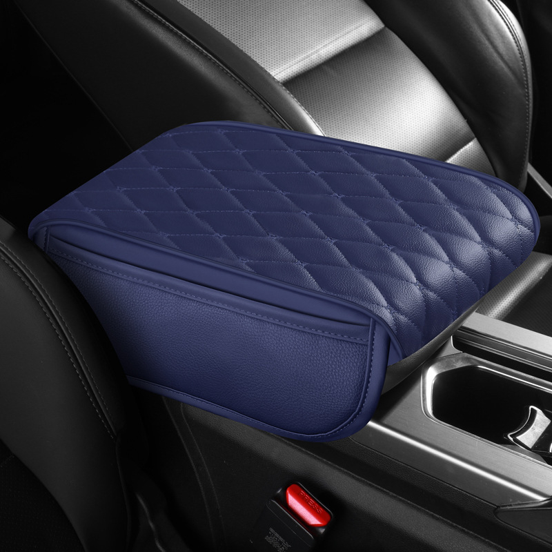 Universāls ādas rokas balsts ar sānu kabatām, memory foam, pielāgota apstrāde