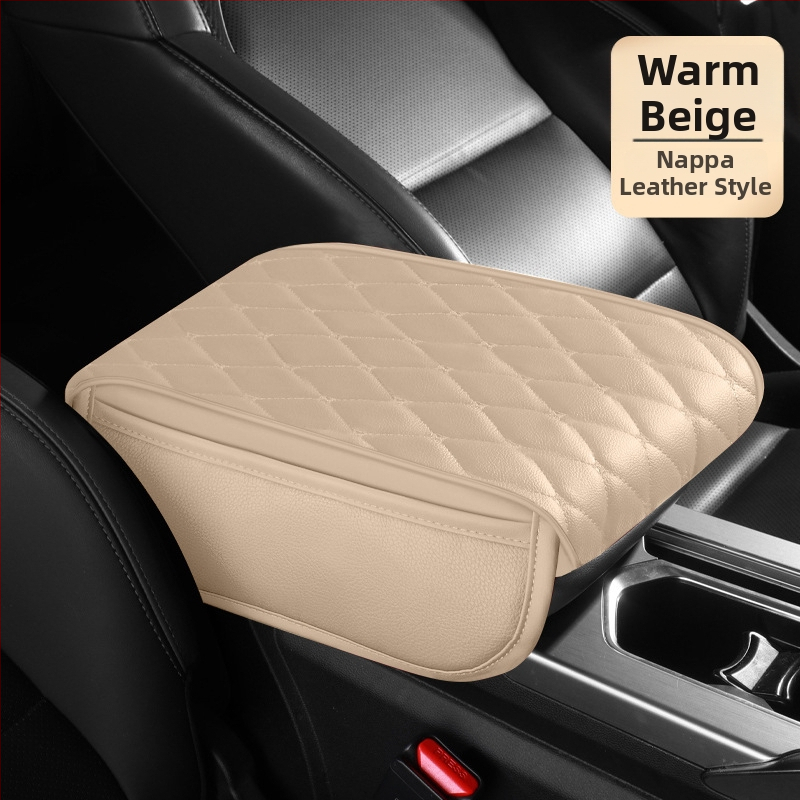 Universāls ādas rokas balsts ar sānu kabatām, memory foam, pielāgota apstrāde