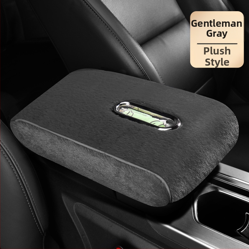 Universāls ādas rokas balsts ar sānu kabatām, memory foam, pielāgota apstrāde