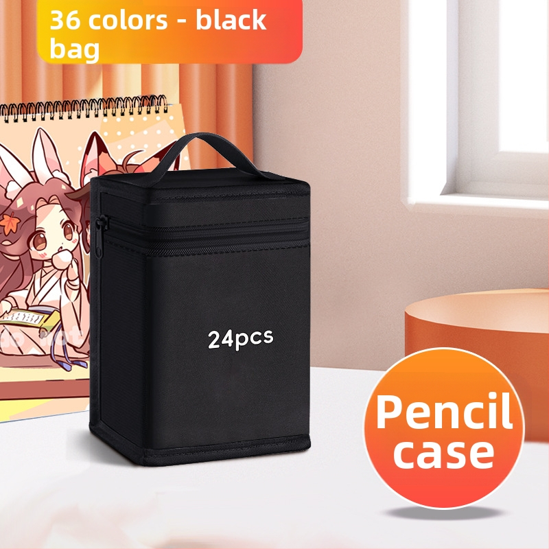 Marķieru soma no Oxford auduma, universāla skolēniem, ar roku zīmēta stila