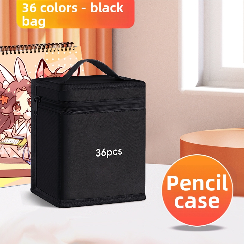 Marķieru soma no Oxford auduma, universāla skolēniem, ar roku zīmēta stila