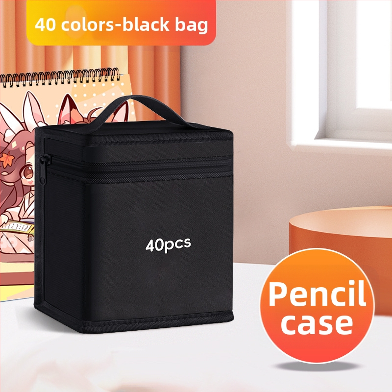 Marķieru soma no Oxford auduma, universāla skolēniem, ar roku zīmēta stila