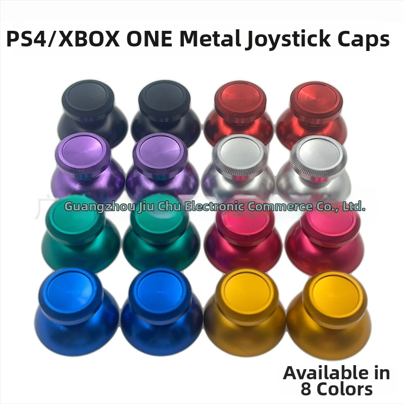 Kovové krytky joysticku s hubovou hlavou pre PS4, Xbox One a Switch Pro ovládače