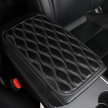 Automobiļa centra rokas balsta spilvens, āda, Ding Ding Niu, universālā saderība, pielāgošana