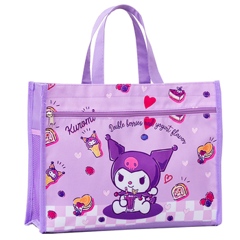 Учебна чанта за ученици, голям капацитет, ръчна чанта за книги; дизайн: карикатура; Материал: Oxford плат; Затваряне: цип.