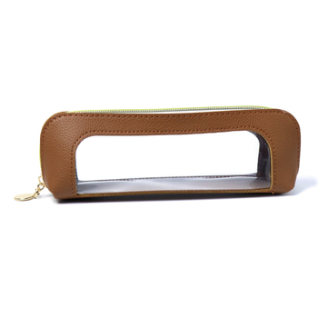 PVC logu skatāmajā rakstāmpiederumu soma – viendzimuma caurspīdīga skolas piederumu kārba, lūpu krāsa un kosmētikas suka uzglabāšanai (Materiāls: PVC; Raksts: Cits; IP licences: Nē; Stils: Japāņu)