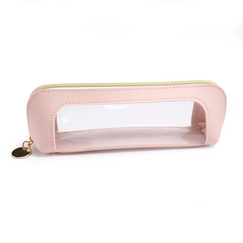 PVC logu skatāmajā rakstāmpiederumu soma – viendzimuma caurspīdīga skolas piederumu kārba, lūpu krāsa un kosmētikas suka uzglabāšanai (Materiāls: PVC; Raksts: Cits; IP licences: Nē; Stils: Japāņu)