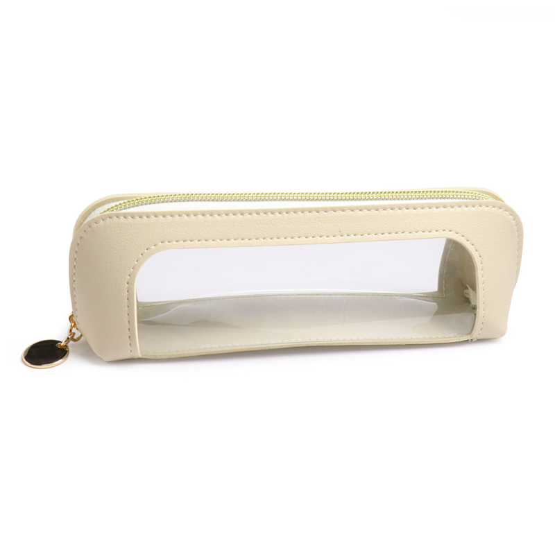 PVC logu skatāmajā rakstāmpiederumu soma – viendzimuma caurspīdīga skolas piederumu kārba, lūpu krāsa un kosmētikas suka uzglabāšanai (Materiāls: PVC; Raksts: Cits; IP licences: Nē; Stils: Japāņu)