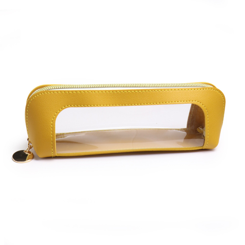 PVC logu skatāmajā rakstāmpiederumu soma – viendzimuma caurspīdīga skolas piederumu kārba, lūpu krāsa un kosmētikas suka uzglabāšanai (Materiāls: PVC; Raksts: Cits; IP licences: Nē; Stils: Japāņu)