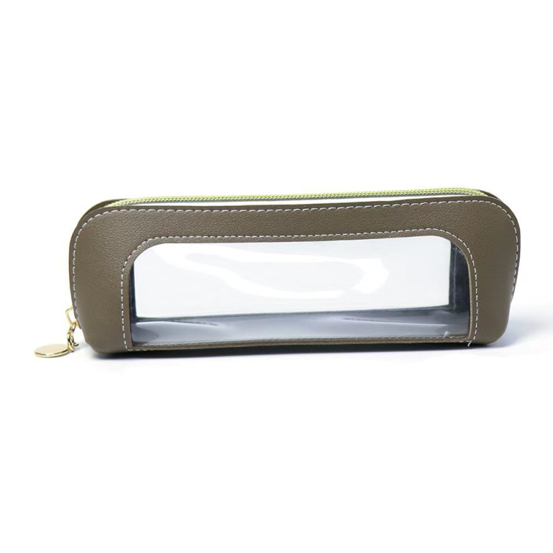 PVC logu skatāmajā rakstāmpiederumu soma – viendzimuma caurspīdīga skolas piederumu kārba, lūpu krāsa un kosmētikas suka uzglabāšanai (Materiāls: PVC; Raksts: Cits; IP licences: Nē; Stils: Japāņu)