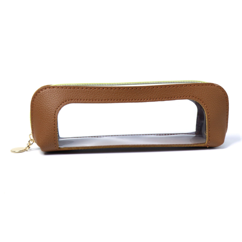 PVC logu skatāmajā rakstāmpiederumu soma – viendzimuma caurspīdīga skolas piederumu kārba, lūpu krāsa un kosmētikas suka uzglabāšanai (Materiāls: PVC; Raksts: Cits; IP licences: Nē; Stils: Japāņu)