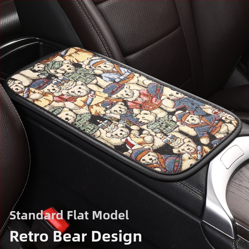 3D auduma rokas balsta spilvens, universāls automašīnas interjers Tianchen zīmols, centrālais uzglabāšanas spilvens